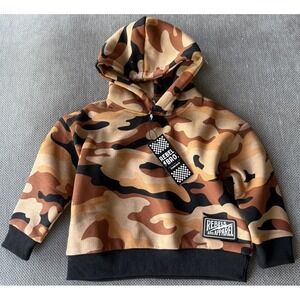 Rebel Bro Ranger Hoodie 12-18M Camo Pullover Sweatshirt NWT 100% Cotton
